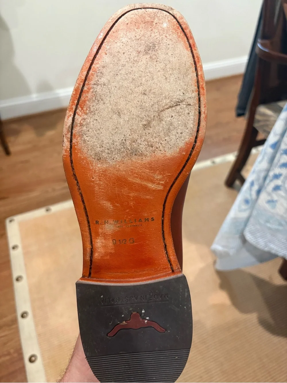 R.M. Williams Men's Chukka Boots in Cognac Brown Leather